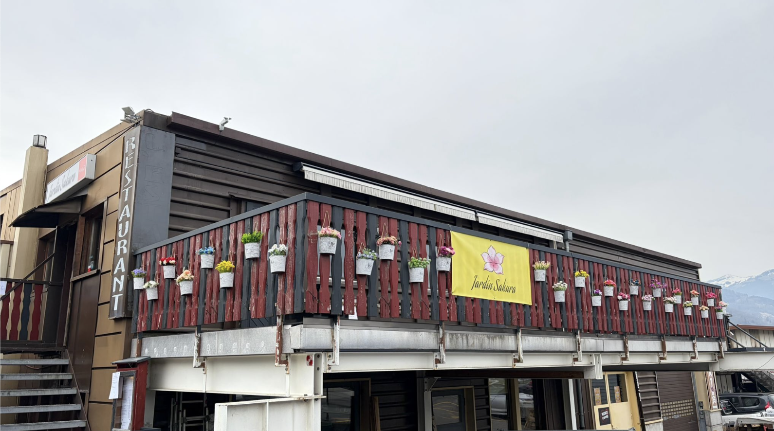 Façade du restaurant Jardin Sakura à Bex